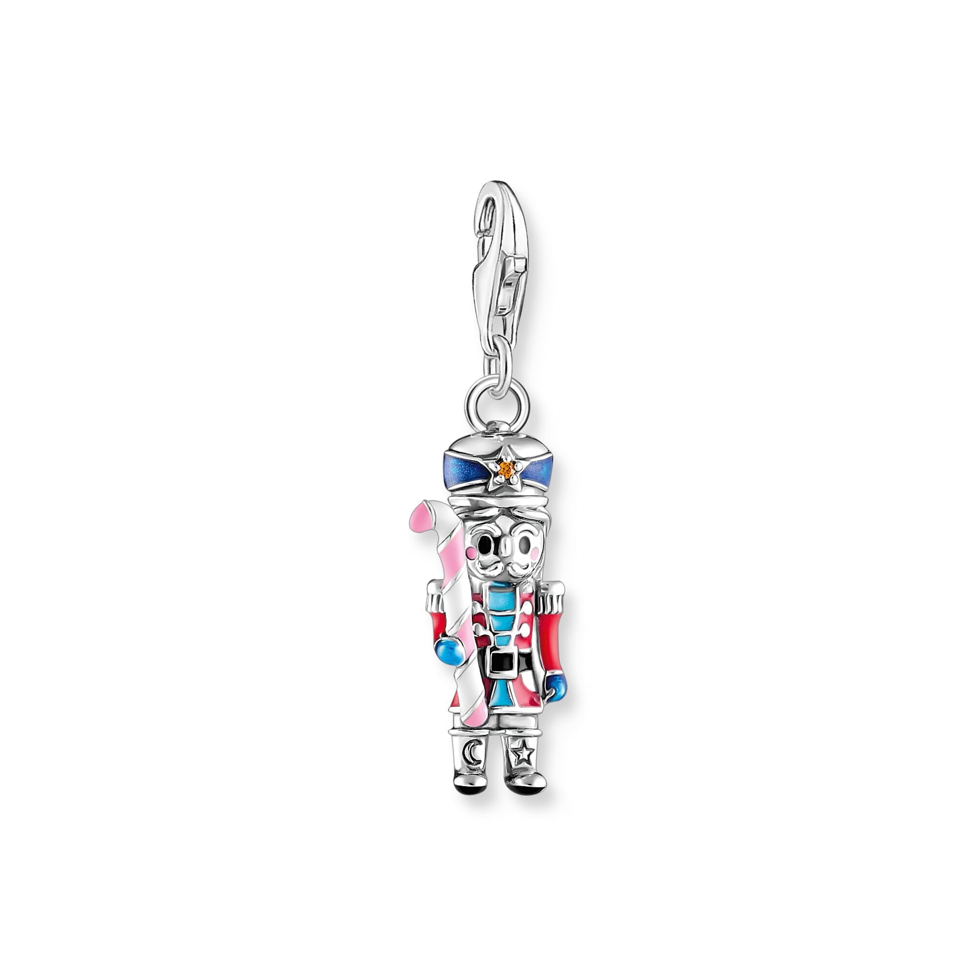 THOMAS SABO Silver Nutcracker Charm With Sugar Cane