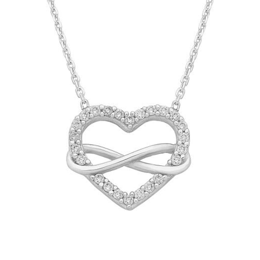 Sterling Silver Cubic Zirconia Necklet