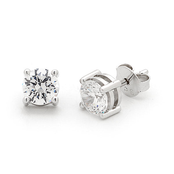 9ct White Gold 0.50ct Diamond Stud Earrings