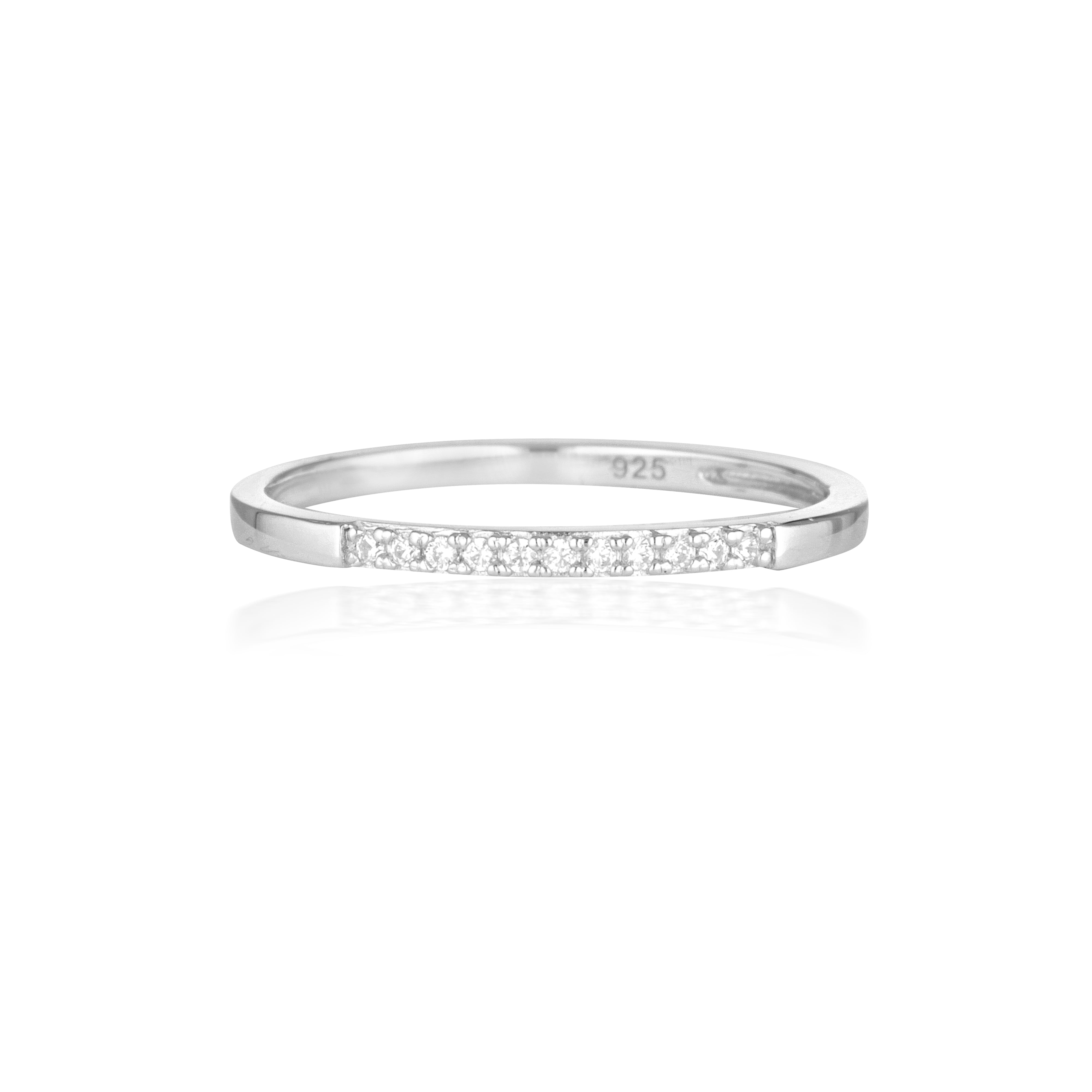 Georgini Summer Sorbet Frosty Ring Silver