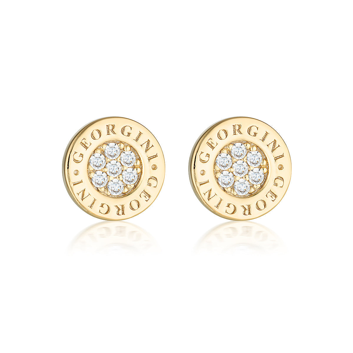 Georgini Reflection Signature Stud Gold