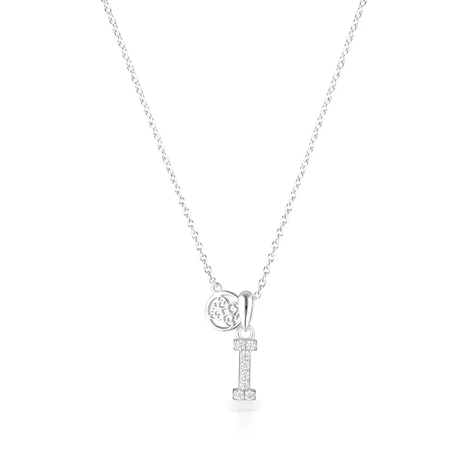 Georgini Luxury Letters I Initial Pendant Silver