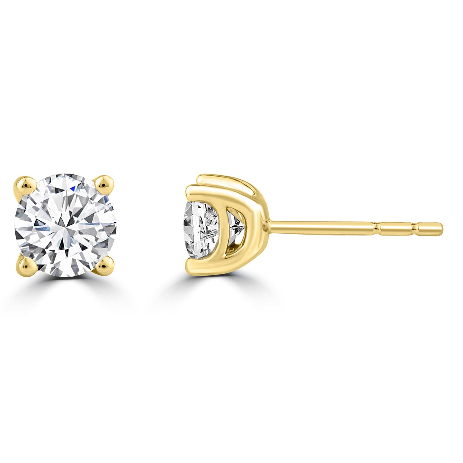 2.00ct Lab Grown Diamond Earrings in 18ct Yellow Gold