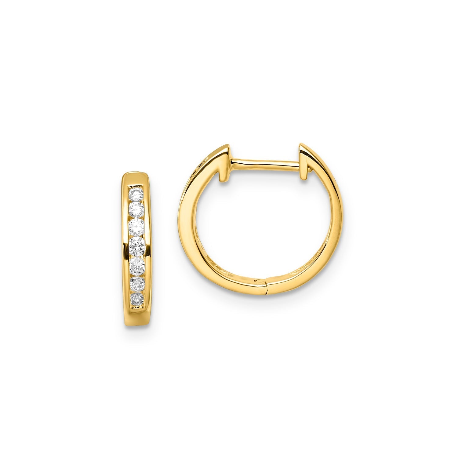 0.25ct Lab Grown Diamond Earrings in 9ct Yellow Gold