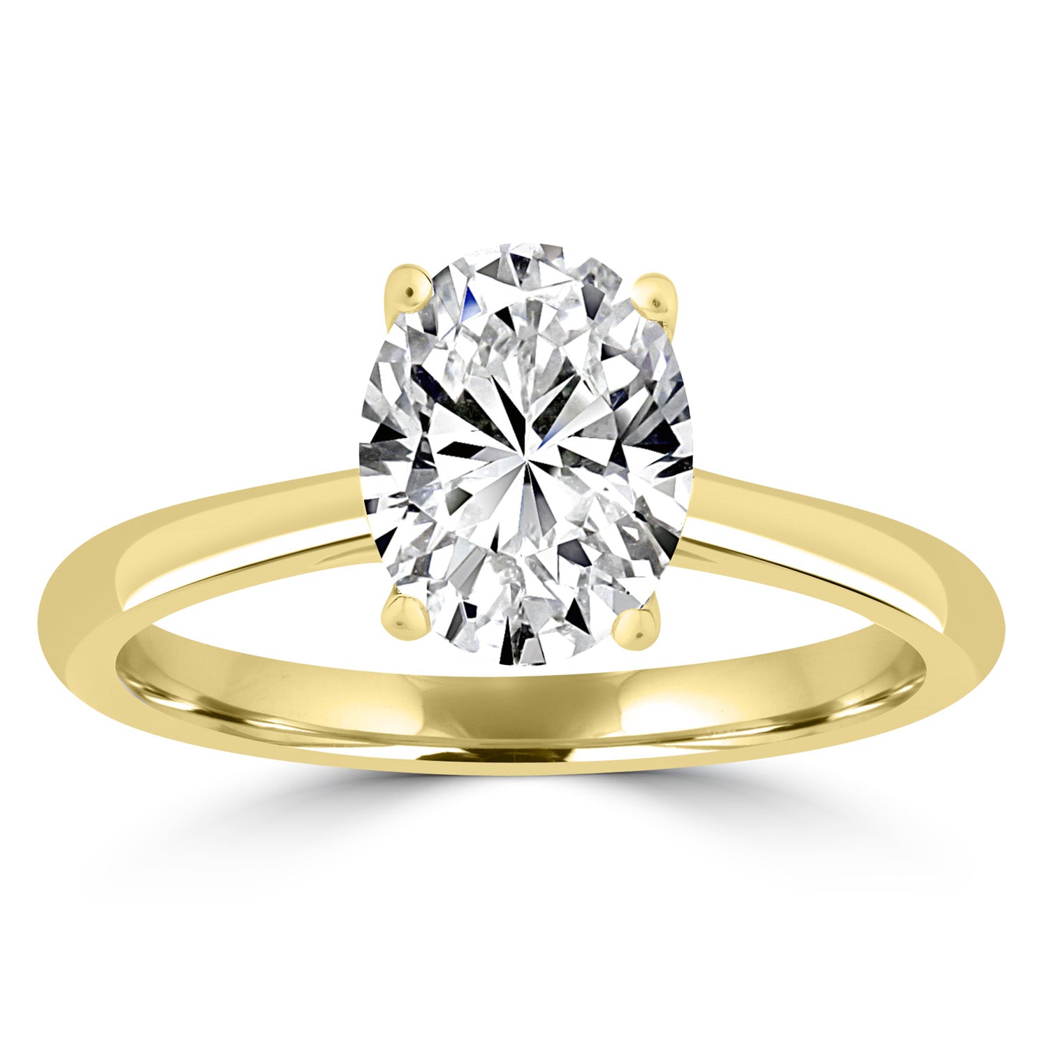 1.50ct Lab Grown Diamond Ring in 18ct Yellow Gold