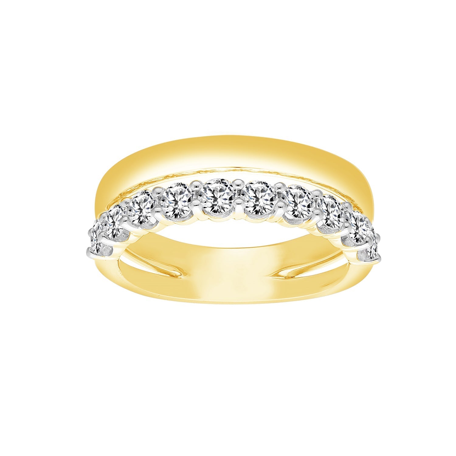 0.97ct Lab Grown Diamond Ring in 9ct Yellow Gold