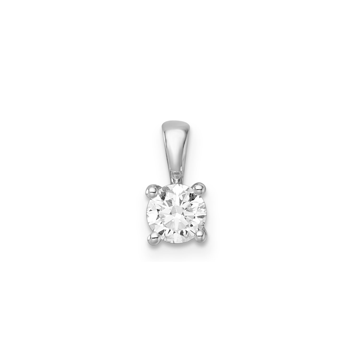 0.50ct Lab Grown Diamond Pendant in 9ct White Gold