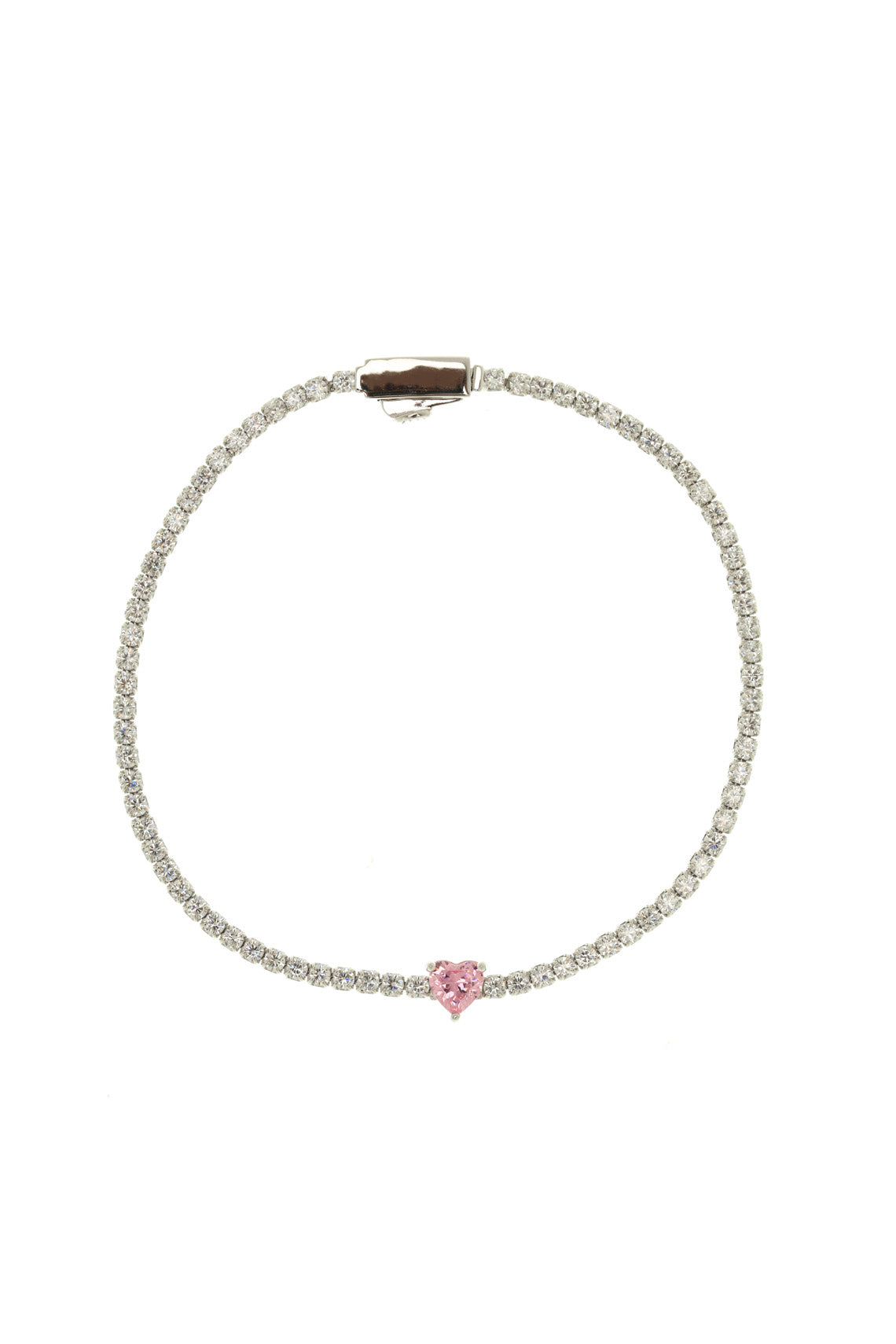 Georgini Sweetheart Tennis Bracelet Silver 18cm